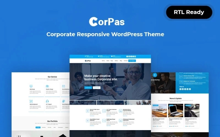 Corpas – Corporate Responsive WordPress Theme 1.0.0