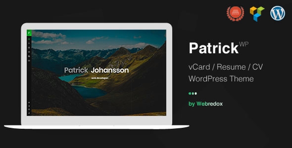 Patrick - vCard One Page WordPress Theme 2.3