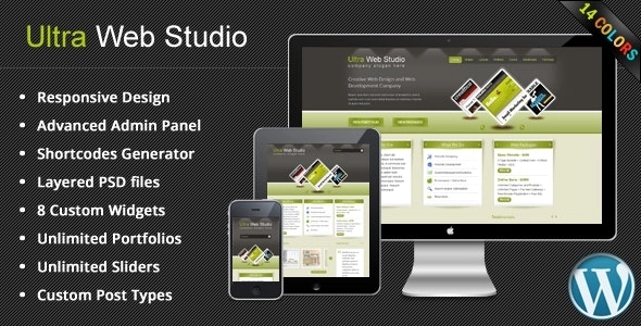 Ultra Web Studio WordPress Theme 2.19