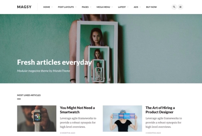 Magsy – Modular Magazine & Blog Theme 1.3