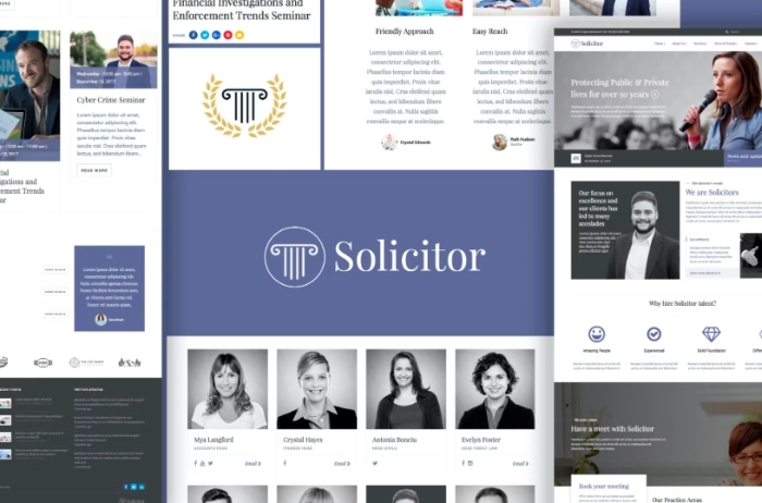 Solicitor Law Business Responsive WP Theme 2.3