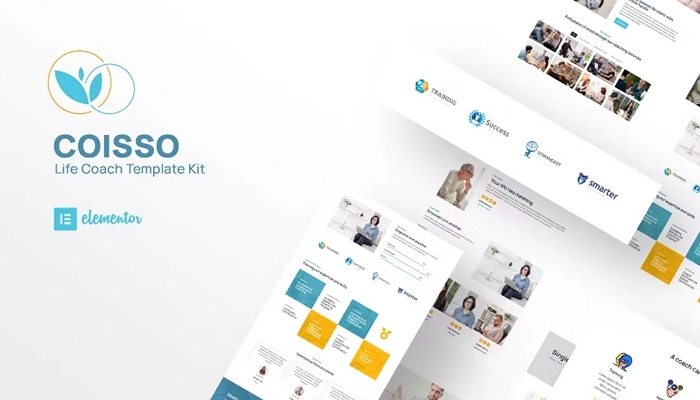 Coisso – Life Coach Elementor Template Kit 1.0.0