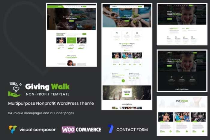 GivingWalk – Multipurpose Nonprofit WP Theme 2.0.1