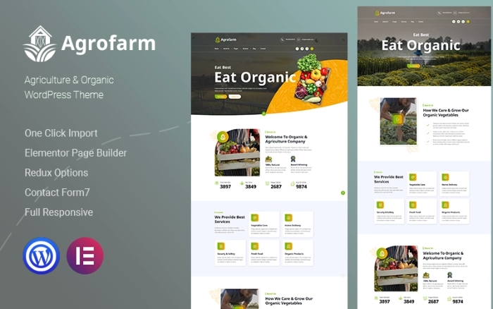 Agrofarm – Agriculture & Organic WordPress Theme 1.0.0