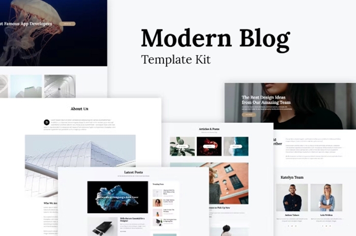 Katelyn - Modern Blog Template Kit 1.0.0