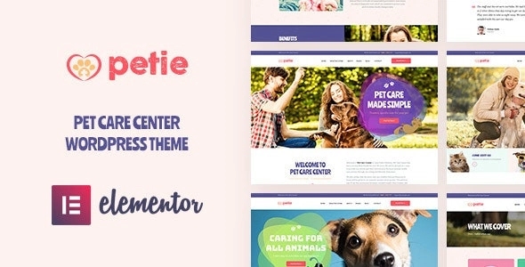 Petie – Pet Care Center & Veterinary WP Theme 1.1.0