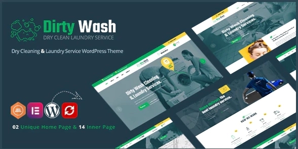 DirtyWash – Laundry Service WordPress Theme 1.0.6