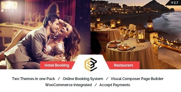 Restaurant and Hotel WordPress Theme – Pearl 2.7