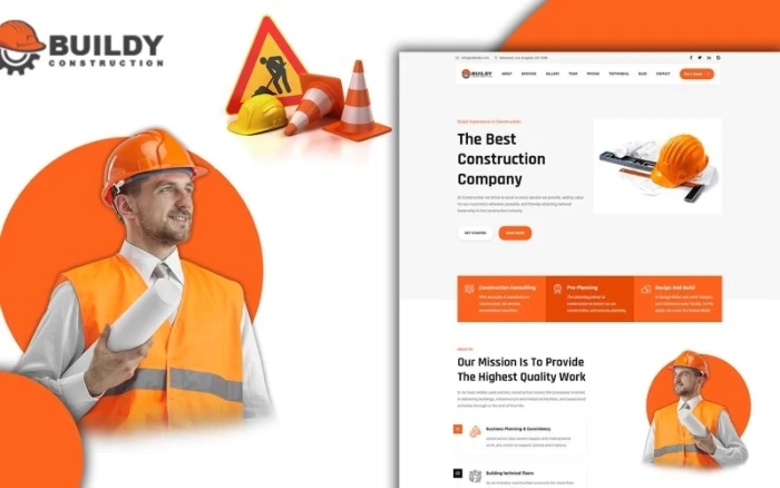 Tomaar Buildy Multipurpose Construction Landing Page 1.0.0
