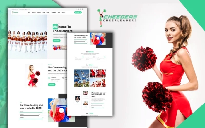 Tomaar-Cheeders Cheerleading Team Landing Page 1.0.0