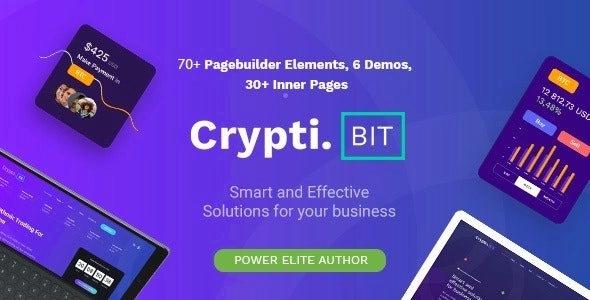 CryptiBIT – Technology Cryptocurrency ICO/IEO Landing Page 1.4