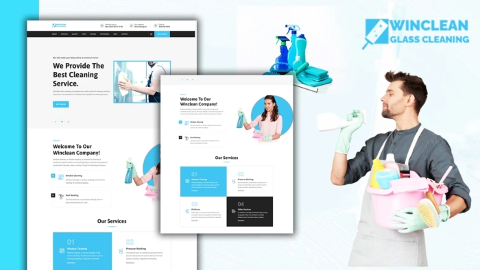 Tomaar-Winclean Cleaning Services Landing Page 1.0.0