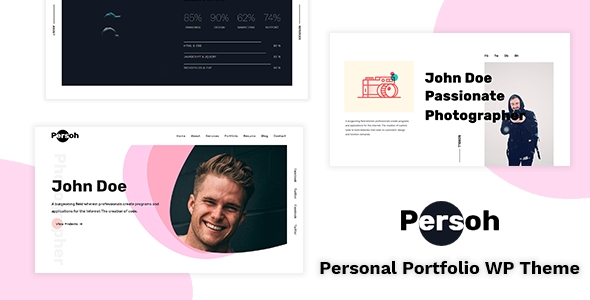 Persoh – Elementor One Page Portfolio WordPress Theme 1.0.6