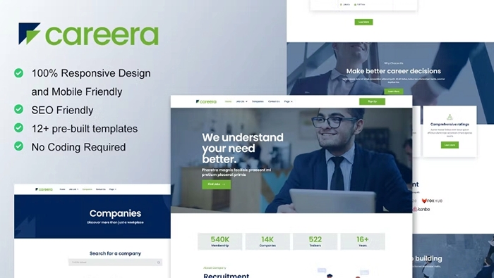 Careera – Recruitment Agency Elementor Template Kit 1.0.0