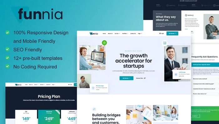 Funnia – Digital Agency Elementor Template Kit 1.0.0