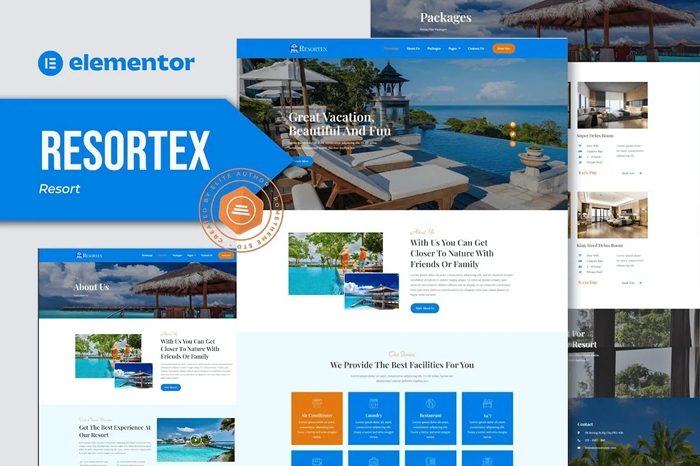 Resortex – Hotel & Resort Elementor Pro Template Kit 1.0.0