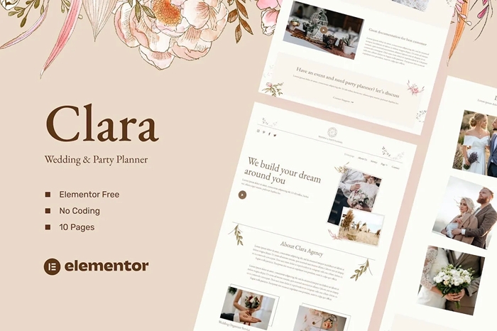 Clara - Wedding & Party Planner Template Kits 1.0.0