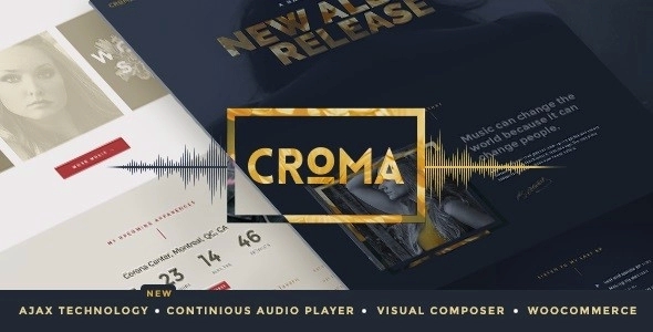 Croma – Music WordPress Theme with Ajax and Continuous Playback 3.5.9