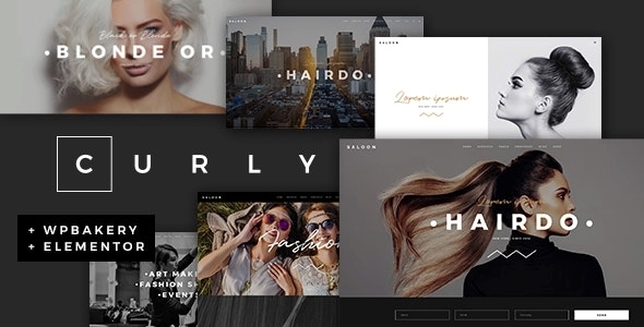 Curly – A Stylish Theme for Hairdressers and Hair Salons 2.9.2