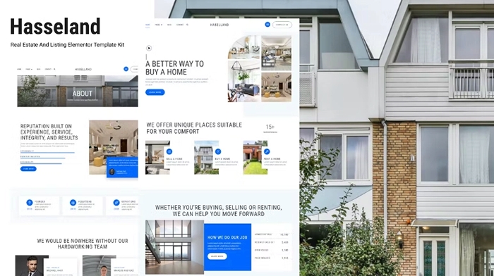 Hasseland - Real Estate Listing Elementor Template Kit 1.0.0