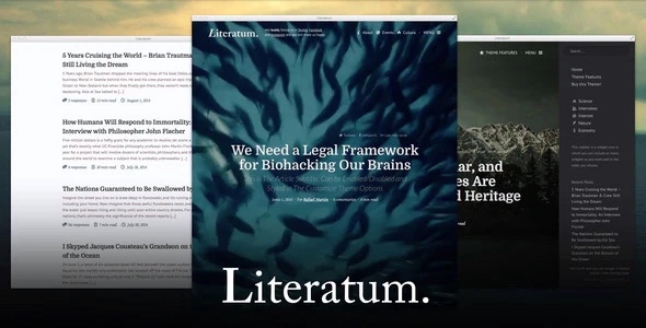 Literatum – Just Write WP Theme 2.2.3