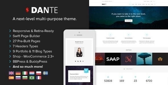 Dante – Responsive Multi-Purpose 3.5.25
