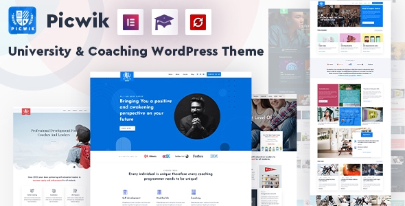 Picwik – University & Coaching WordPress Theme 1.1.0