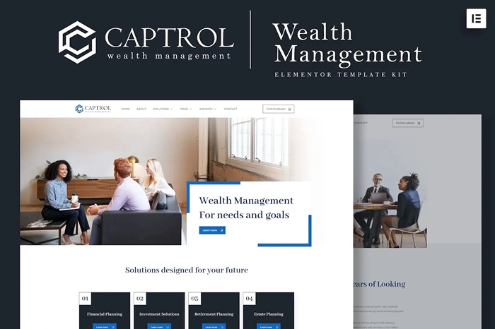 Captrol – Wealth Management Elementor Template Kit 1.0.0