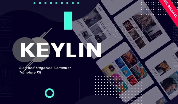 Keylin β Blog & Magazine Elementor Template Kit 1.0.0