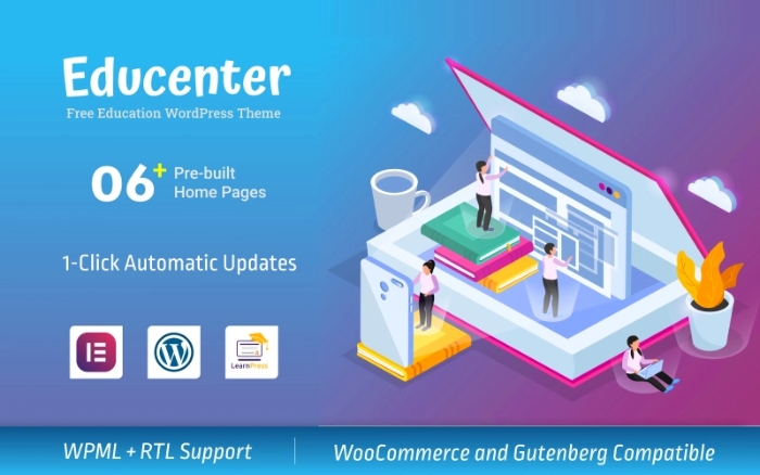 Educenter – Education Free WordPress Themes 1.3.9