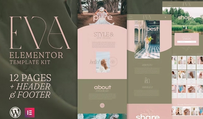 EVA – Fashion WooCommerce Elementor Template Kit 1.0.0