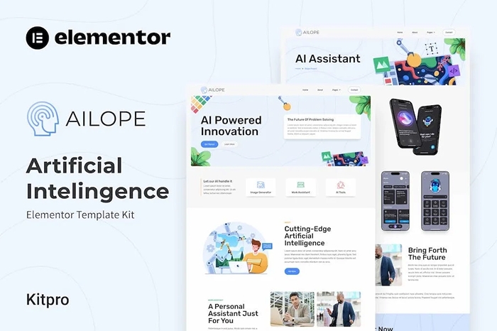 Ailope – Artificial Intelligence Elementor Template Kit 1.0.0