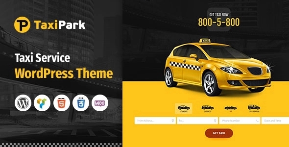 TaxiPark – Taxi Cab Service Company WP Theme 1.5.9