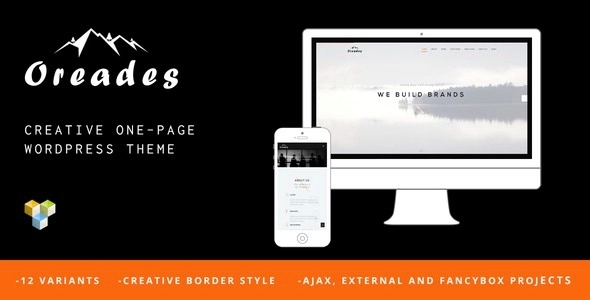 Oreades – Creative One-Page WP Theme 1.4.0