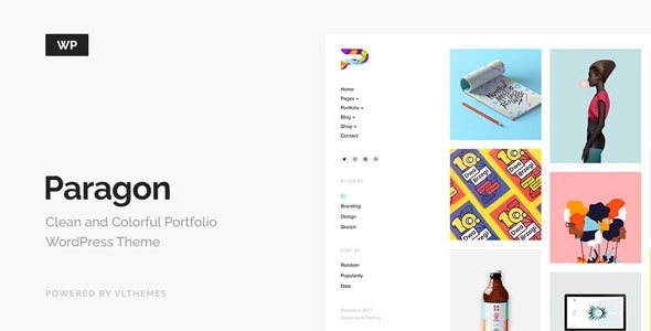 Paragon - Colorful Portfolio for Freelancers & Agencies 1.6