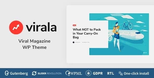 Virala – Viral Magazine WordPress Theme 1.0.6