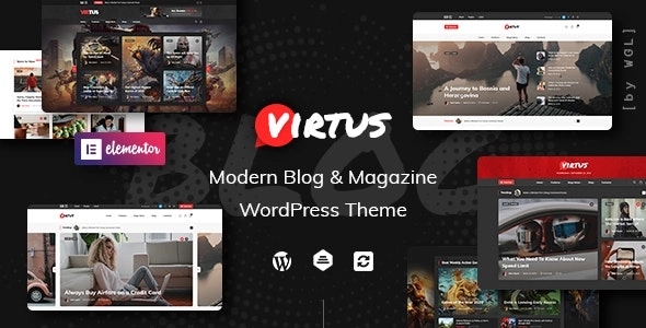 Virtus – Modern Blog & Magazine WordPress Theme 1.2.4