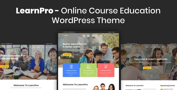 LearnPro – Online Course Education WP Theme 1.0