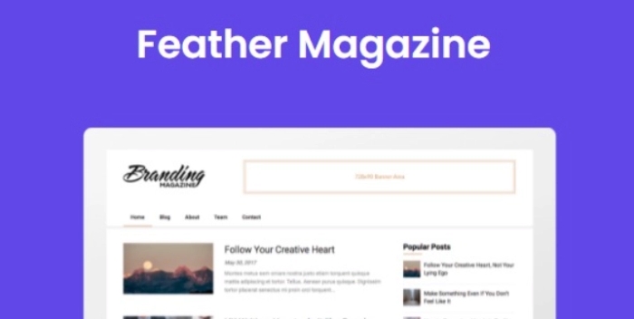 Feather Magazine WP Theme 127.5