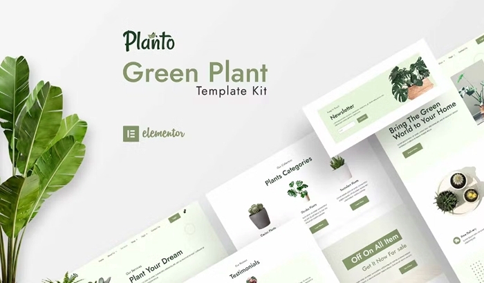 Planto – Green Elementor Template Kit 1.0.0