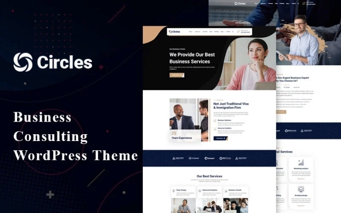 Circles – Business Consulting WordPress Theme 1.0.0