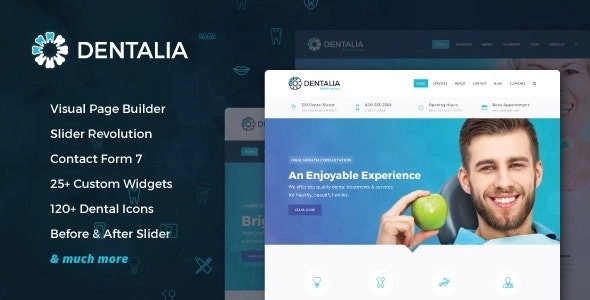 Dentalia – Dentist & Medical WordPress Theme 2.2