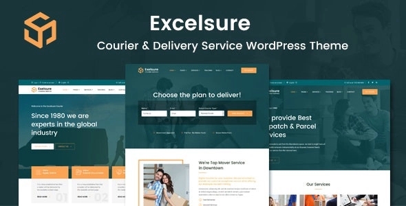 Excelsure - Courier Delivery WordPress Theme 1.0