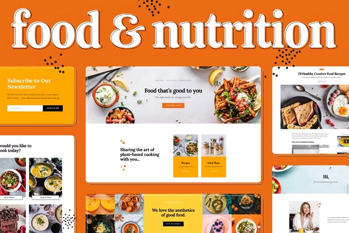 Food & Nutrition Elementor Template Kit 1.0.0