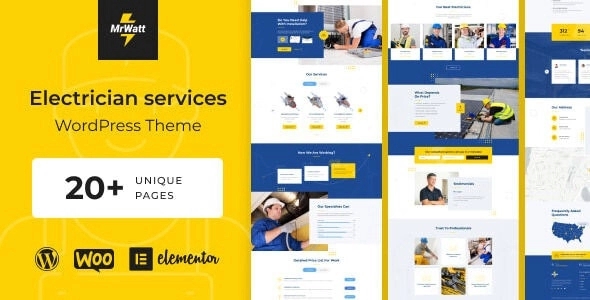 MrWatt – Electrician Services WordPress Theme 1.1