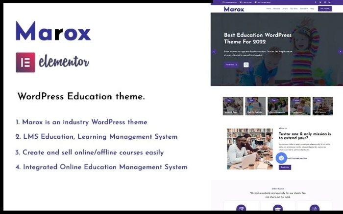 Marox – Academics and Education LMS WP Theme 1.0.0