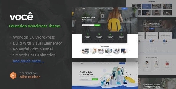Vocee – Education & LMS WordPress Theme 1.1