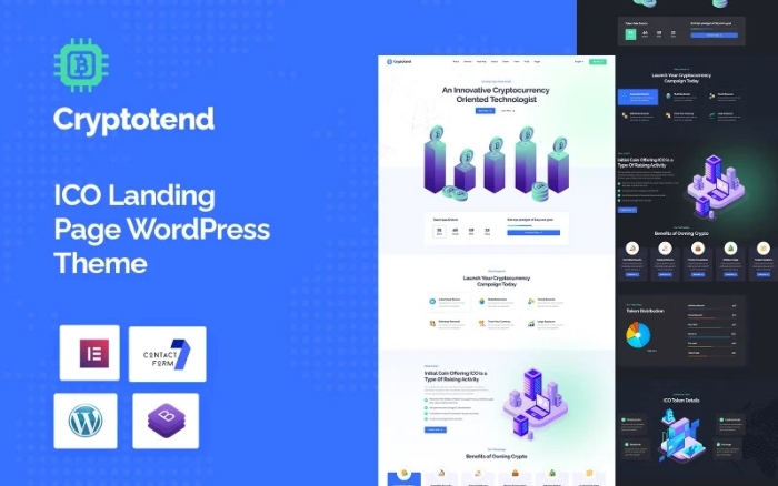 Cryptotend – ICO Landing Page 1.0.0