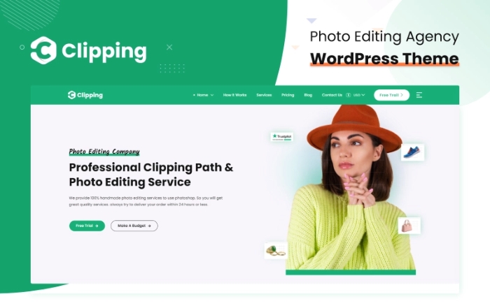 Clipping – Photo Editing Agency WordPress Theme 1.0.0