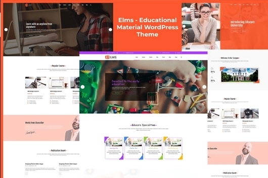 Elms – Educational Material WordPress Theme 1.0